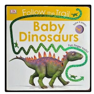 BUNDLE & SAVE 🦕 DK Follow The Trail Baby Dinosaurs Interactive Board Book